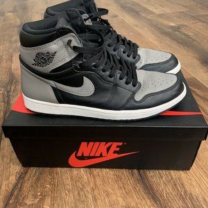 Original Nike Air Jordan 1 Retro High OG Shadow Grey Black SIZE 11